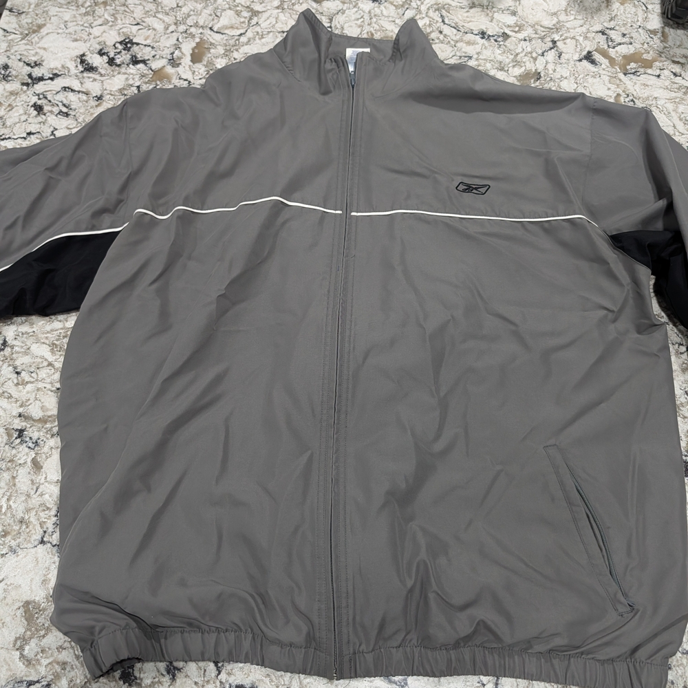 Reebok Men's Charcoal Windbreaker